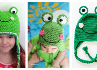 Adorable Frog Hat Free Crochet Patterns