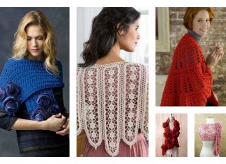 Valentine's Day Crochet Shawl Free Patterns