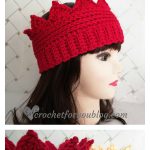 Crown Ear Warmer Free Crochet Pattern
