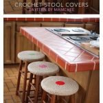 Easy Stool Covers Free Crochet Pattern