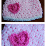 Girl’s Valentine’s Day Hat Free Crochet Pattern
