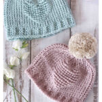 Tunisian Sweetheart Baby Hat Free Crochet Pattern