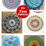 10+ Colorful Mandala Free Crochet Patterns