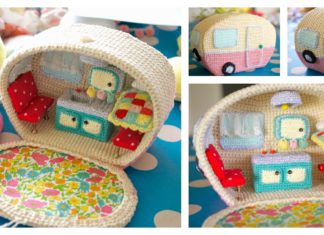 Amazing Mini Vintage Caravan Free Crochet Pattern