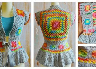 Crochet Garden Party Jacket Free Pattern