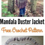 Crochet Mandala Duster Jacket Free Pattern