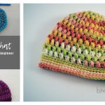 Crochet Puff Stitch Hat Free Pattern