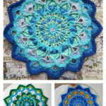Peacock Feather Mandala Free Crochet Pattern