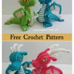 Small Dragon Amigurumi Free Pattern