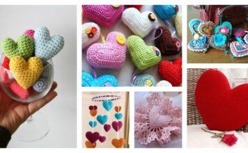 Valentine’s Day Crochet 3D Heart FREE Patterns