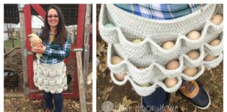 Crochet Egg Gathering Apron Free Pattern