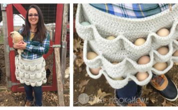 Crochet Egg Gathering Apron Free Pattern