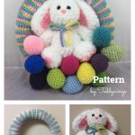 Easter Bunny Wreath Crochet Pattern