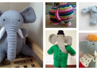Knitting Elephant Toy Free Patterns