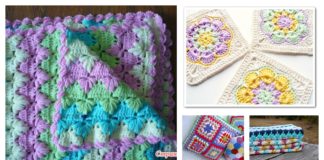 Beautiful Spike Stitch Crochet Free Patterns and Projects