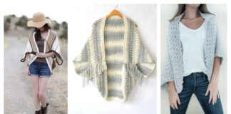 Blanket Sweater Shrug Free Crochet Pattern