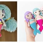 10 Crochet Amigurumi Mermaid Doll Patterns Free and Paid