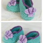 Mermaid Baby Booties Free Crochet Pattern