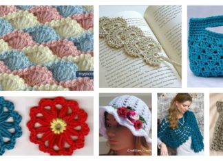 Beautiful Shell Stitch Crochet Free Patterns and Projects