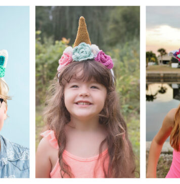 Unicorn Headband Crochet Patterns
