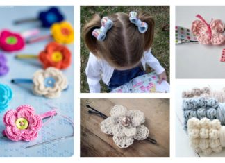 Hair Clip Free Crochet Patterns