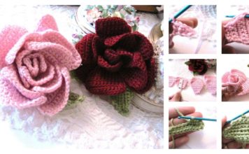 Beautiful Crochet Rose Flower Free Pattern
