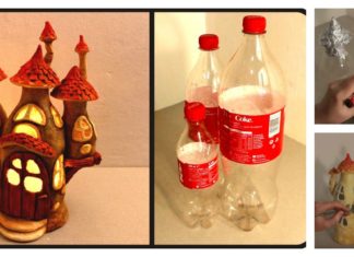 DIY Fairy House Lamp Using Plastic Bottles