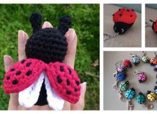 Free Amigurumi Ladybug Keychain Crochet Pattern