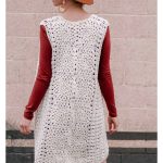 Granny Square Long Vest Free Crochet Pattern