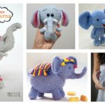 Adorable Crochet Elephant Amigurumi Free Patterns