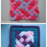 Celtic Knot Squares Free Crochet Pattern