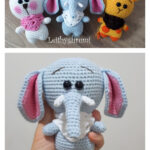 Cute Little Elephant Amigurumi Free Crochet Pattern