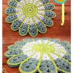 Flower Potstand Free Crochet Pattern