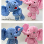 Little Bigfoot Elephant Free Crochet Pattern