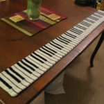 Piano Keyboard Knitting Scarf Free Pattern