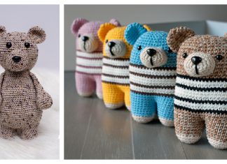 Adorable Bear Amigurumi Free Crochet Pattern