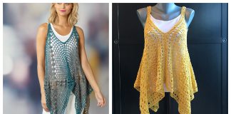 Kanata Kerchief Tank Top Free Crochet Pattern