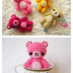 Amigurumi Mini Teddy Bear Free Crochet Pattern