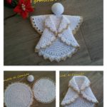 Christmas Angel Ornament Free Crochet Pattern
