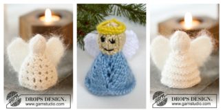 Christmas Angel Ornaments Free Knittin g Pattern