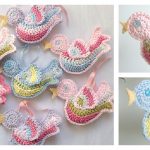 Cute Bird Ornament Free Crochet Pattern