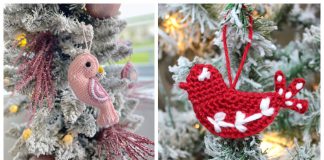 Cute Bird Ornament Free Crochet Pattern