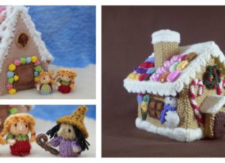 Gingerbread House Free Knitting Pattern and Idea