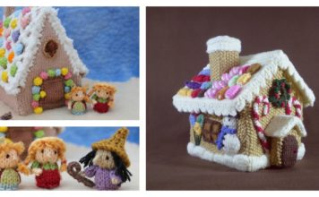 Gingerbread House Free Knitting Pattern and Idea