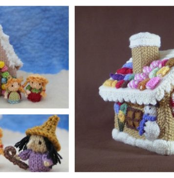 Gingerbread House Free Knitting Pattern and Idea