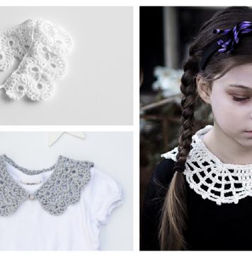 Beautiful Crocheted Collar Free Patterns