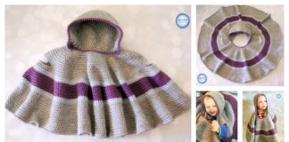 Car Seat Hooded Cloak Free Crochet Pattern