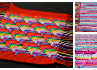 Classic Apache Tears Stitch Blanket Free Crochet Pattern and Video Tutorial