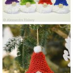 Puffball Gnome Ornament Free Crochet Pattern