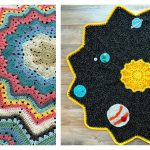 Round Ripple Afghan Baby Blanket Free Crochet Pattern